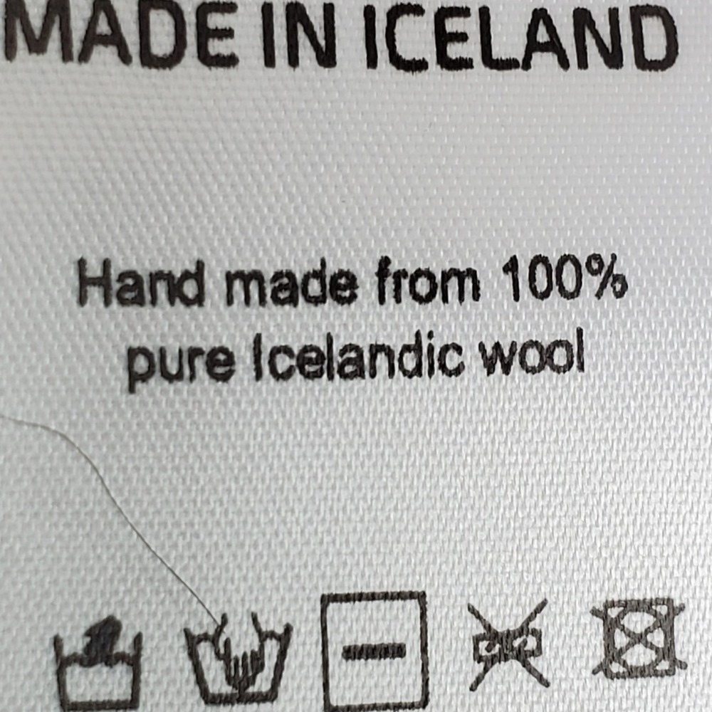 Icelandic Store Riddari 100% Icelandic Wool Fair Isle Lopapeysa Sweater Green - Picture 8 of 12